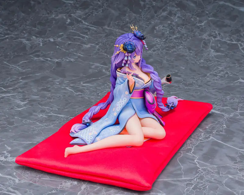 KADOKAWA - "Neptunia x SENRAN KAGURA: Ninja Wars" Purple Heart / Black Heart Kimono Ver. Dual Figure Set 1/7 Complete Figure (Licensed)