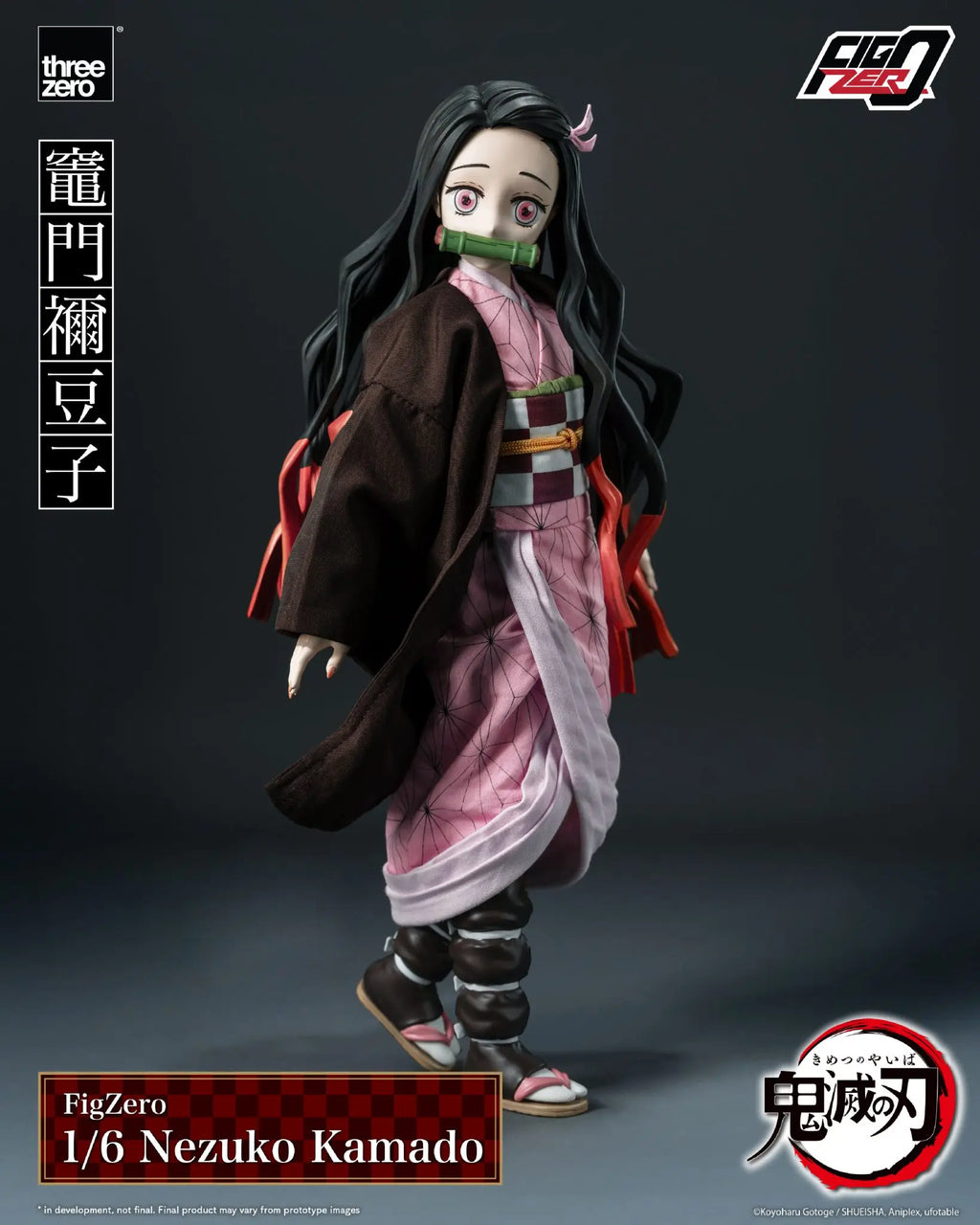 Threezero - Demon Slayer: Kimetsu no Yaiba FigZero 1/6 Nezuko Kamado 3Z06680W0 (Licensed)