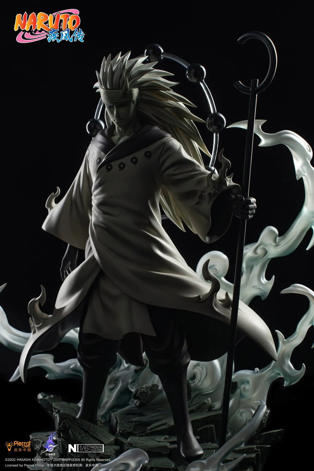 Pickstar Studio - Naruto Officially Licensed Uchiha Madara 1/6 Statue & Uchiha Obito 1/6 Statue (Licensed)