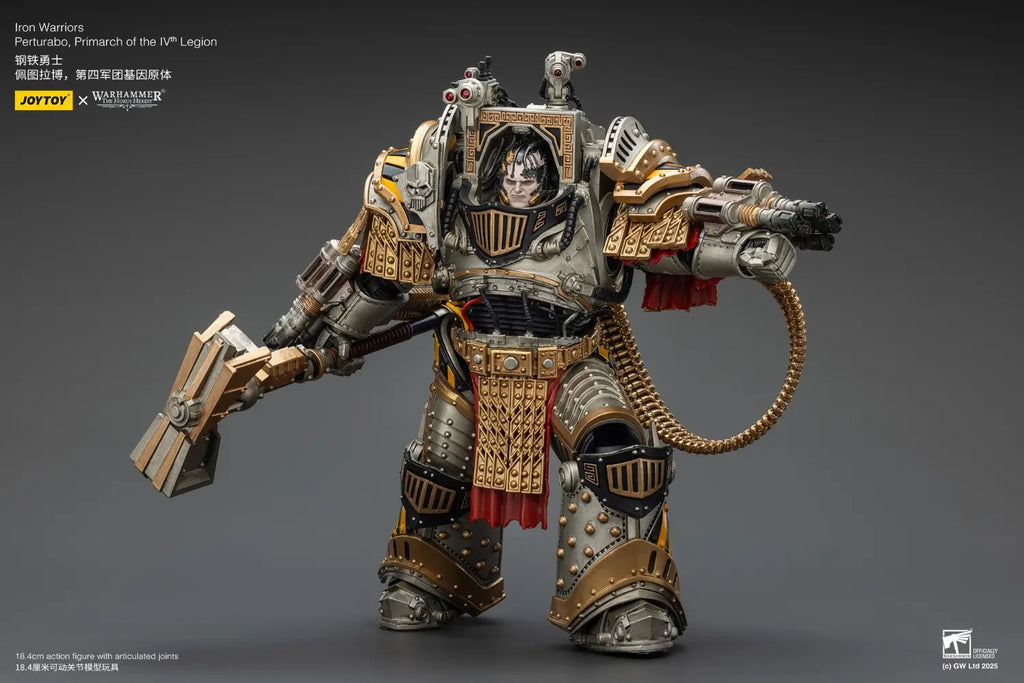 JOYTOY - Iron Warriors Perturabo, Primarch of the lVth Legion (Licensed)