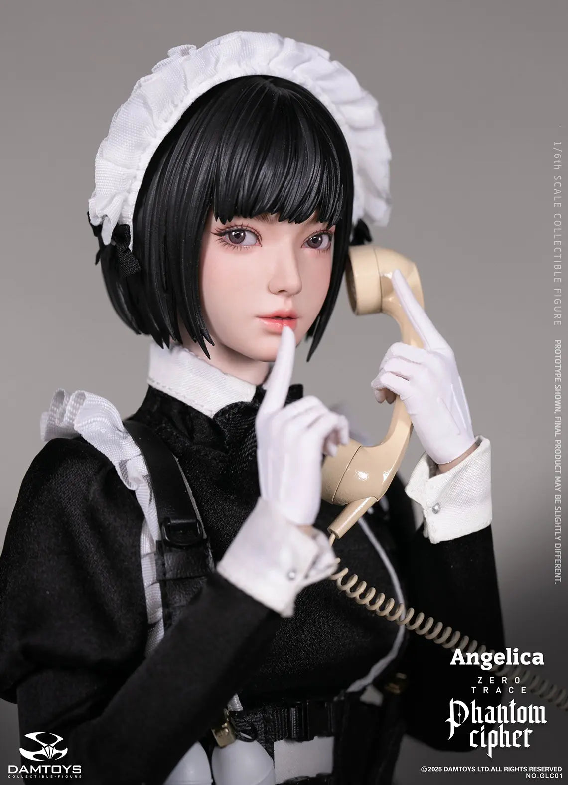 DAMTOYS - 1/6th scale PHANTOM CIPHER: ZERO TRACE ANGELICA Original Story Collectible Figure GLC01 (Licensed)
