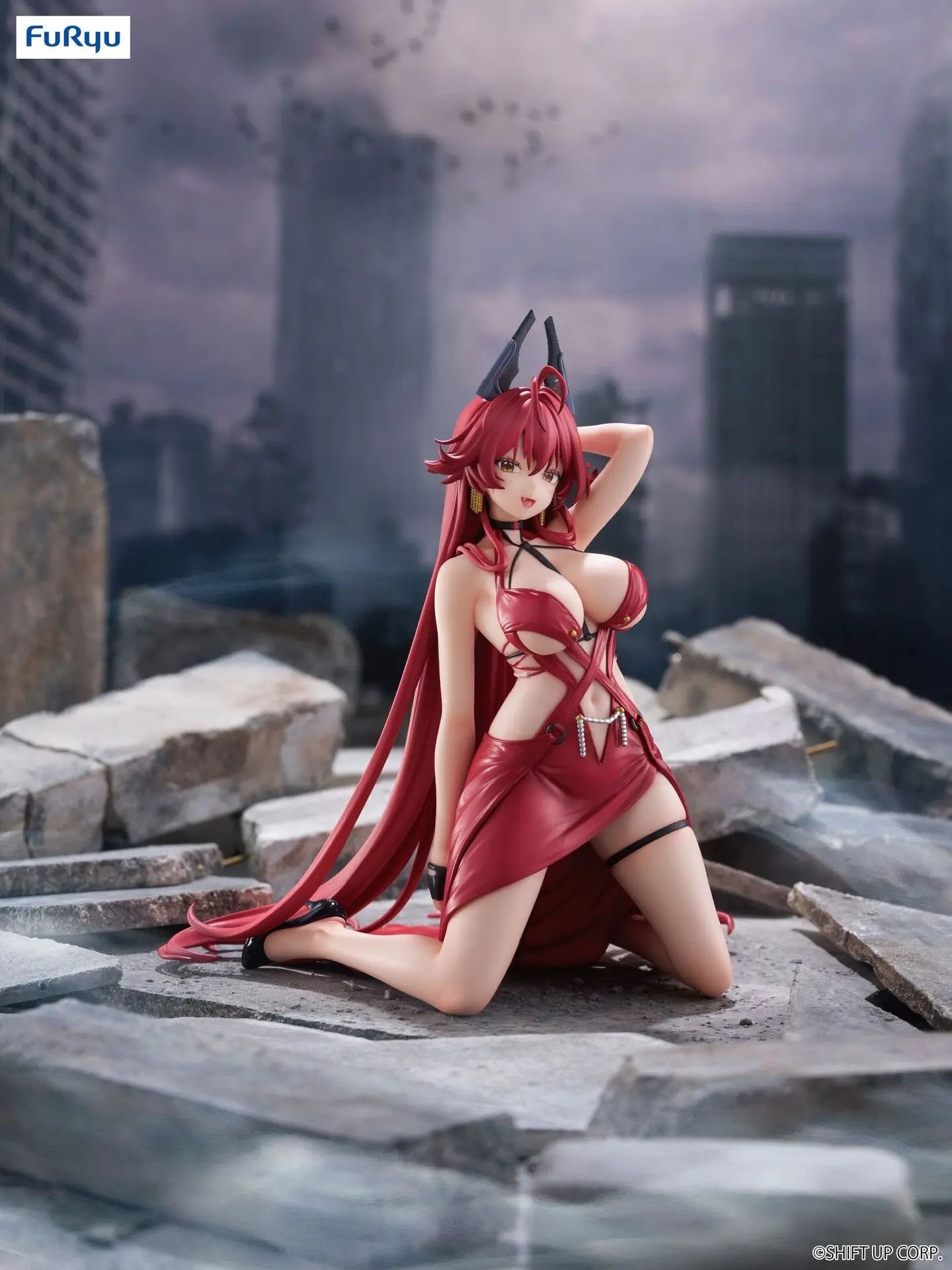 FURYU - Goddess of Victory: Nikke Red Hood Noodle Stopper Figure Nonsense Red (Licensed)