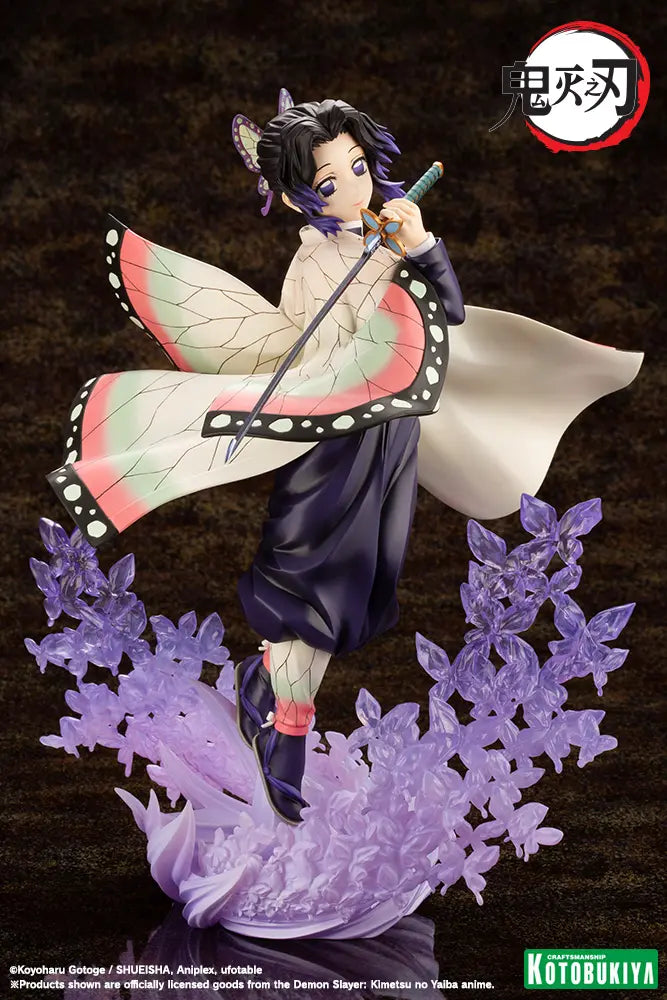 Kotobukiya - ARTFX J Demon Slayer: Kimetsu no Yaiba Shinobu Kocho 1/8 Complete Figure (Licensed)