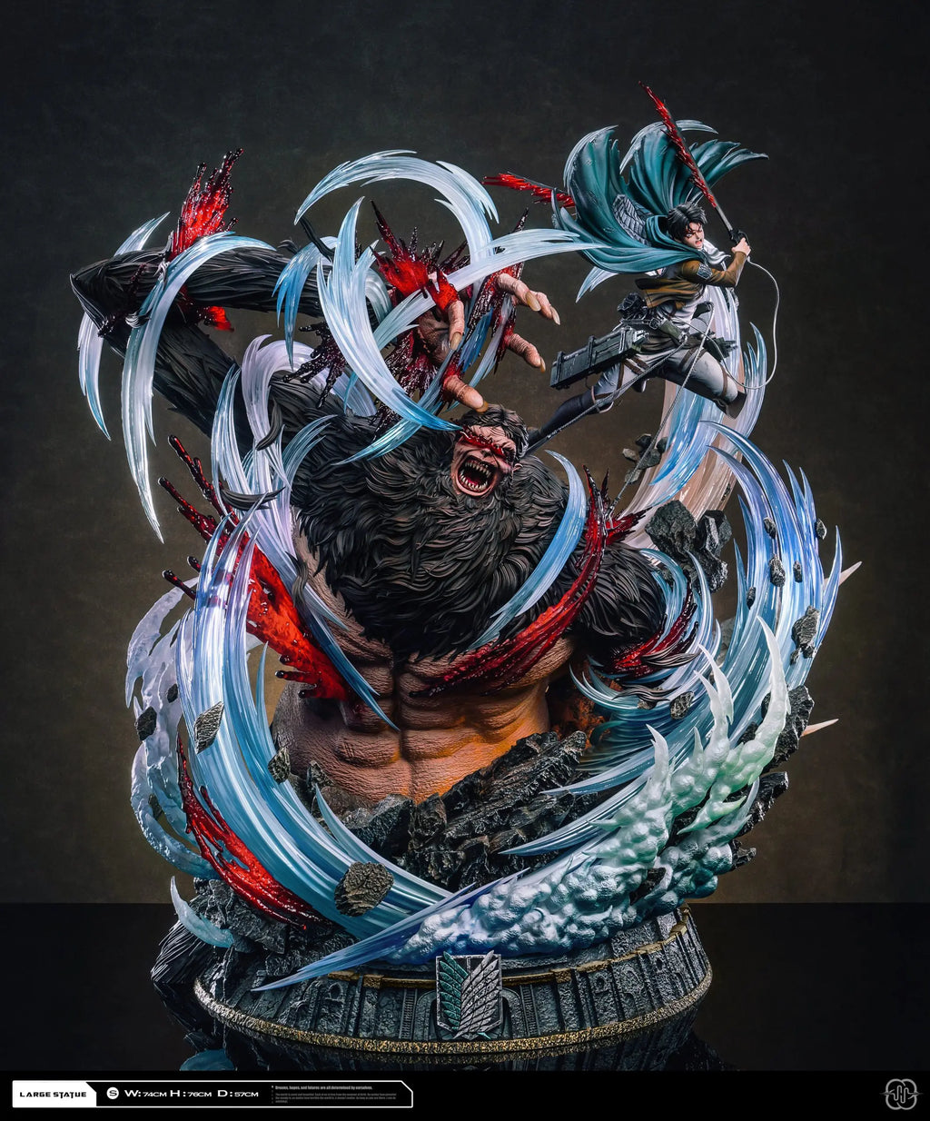 Hertz Studio - Attack on Titan 2.0 Ackerman Levi vs Zeke