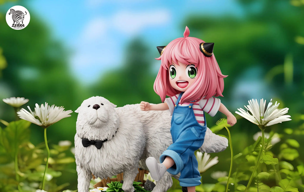 Zebra Studio - Anya and Bond Looking Left Spy x Family