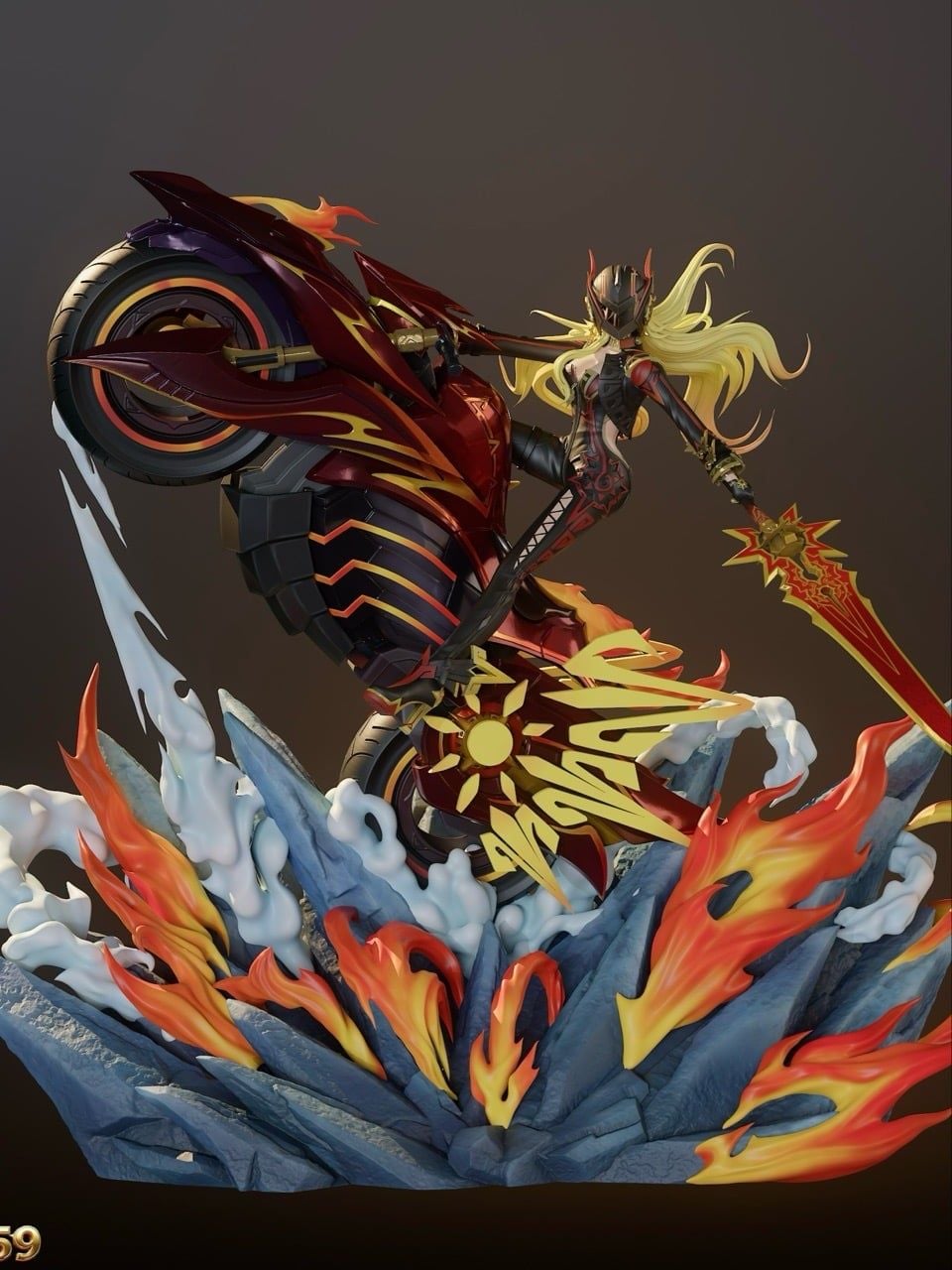 SEAGULL Studio - Scene Statue #01 Mavuika Genshin Impact