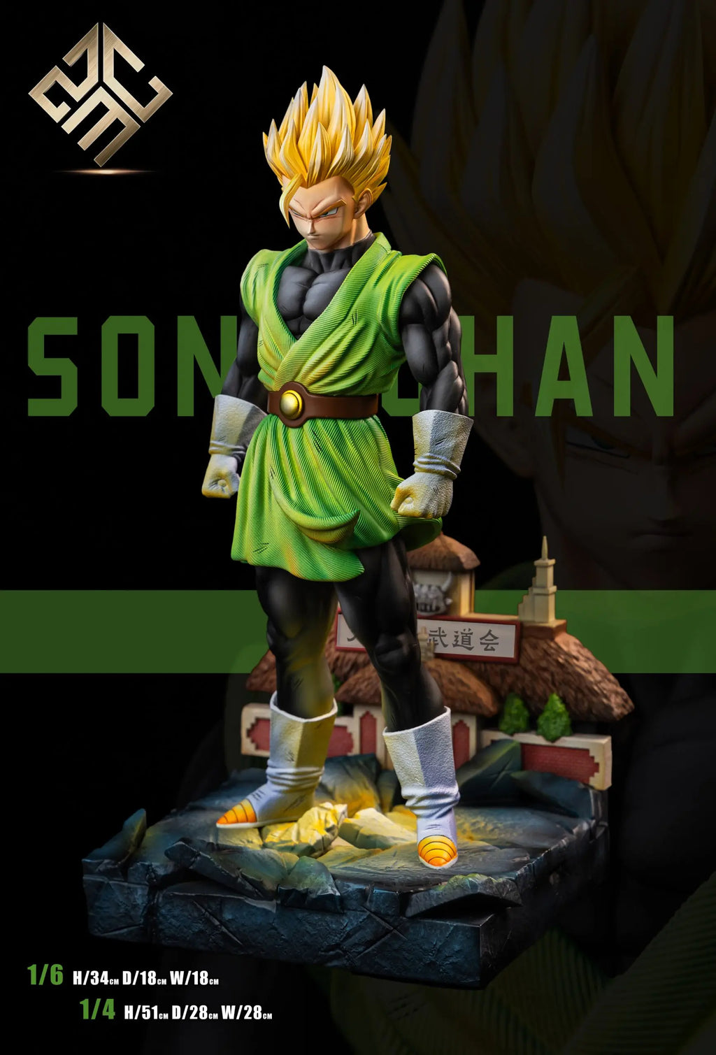 ZMC Studio - Dragon Ball ZMC Green Super Saiyan Gohan Son Gohan