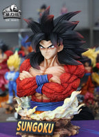 Violent Bear Studio - Dragon Ball Super Saiyan 4 Goku Bust