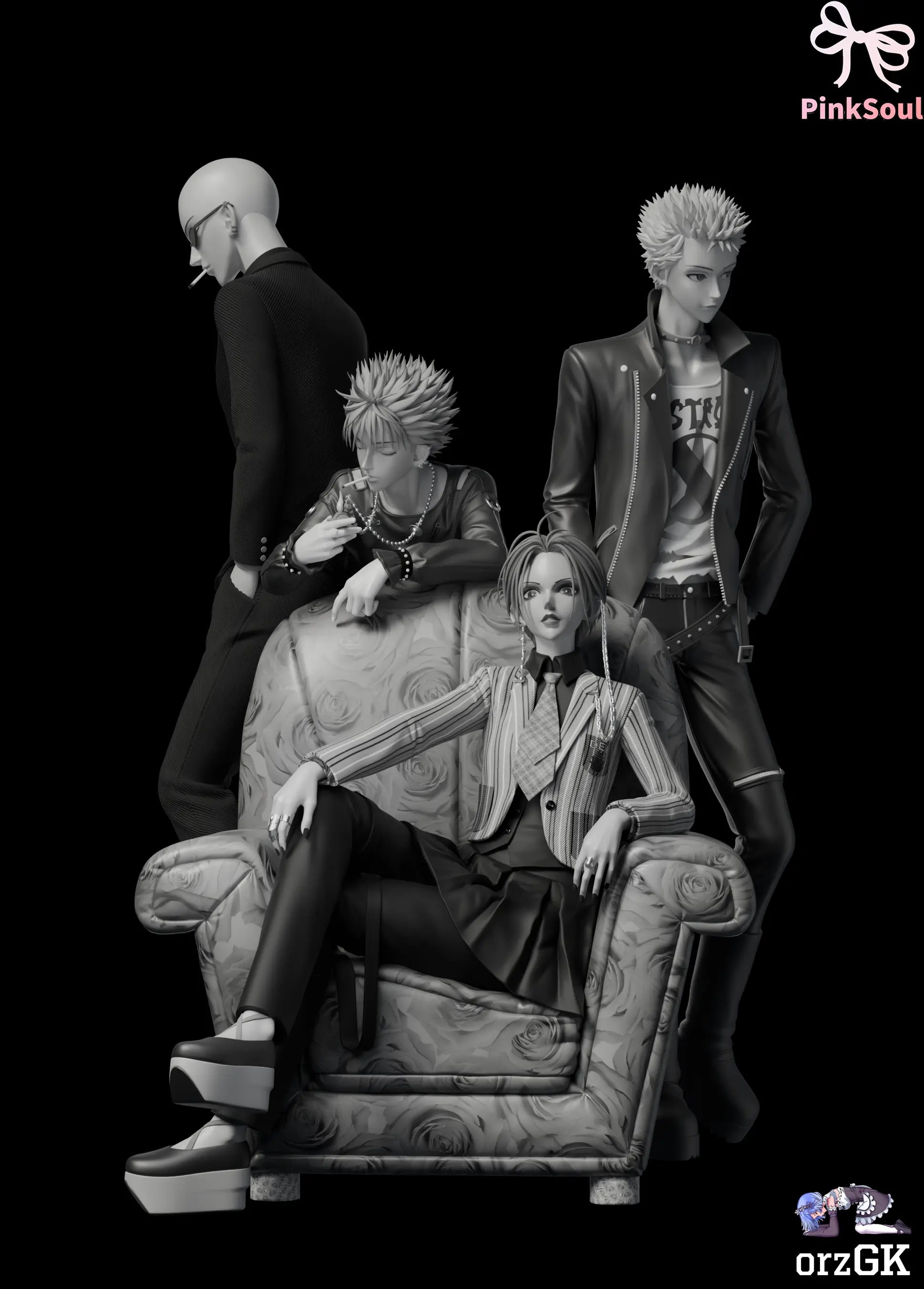 Pinksoul Studio - Nana Osaki X Yasushi Takagi X Nobuo Terashima X Shinichi Okazaki - NANA