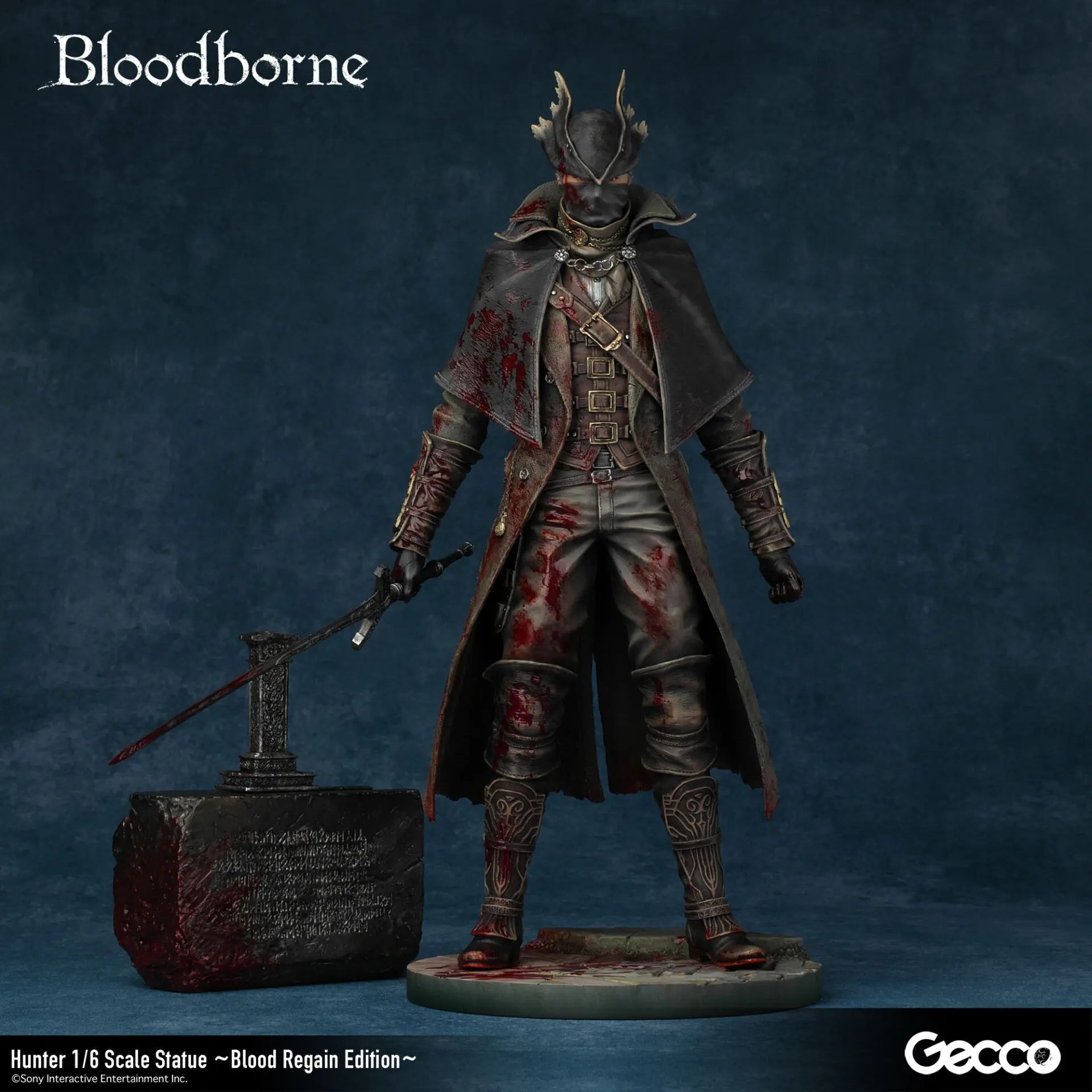 Gecco Studio - Bloodborne Hunter 1/6 Scale Statue Blood Regain Edition (Licensed)