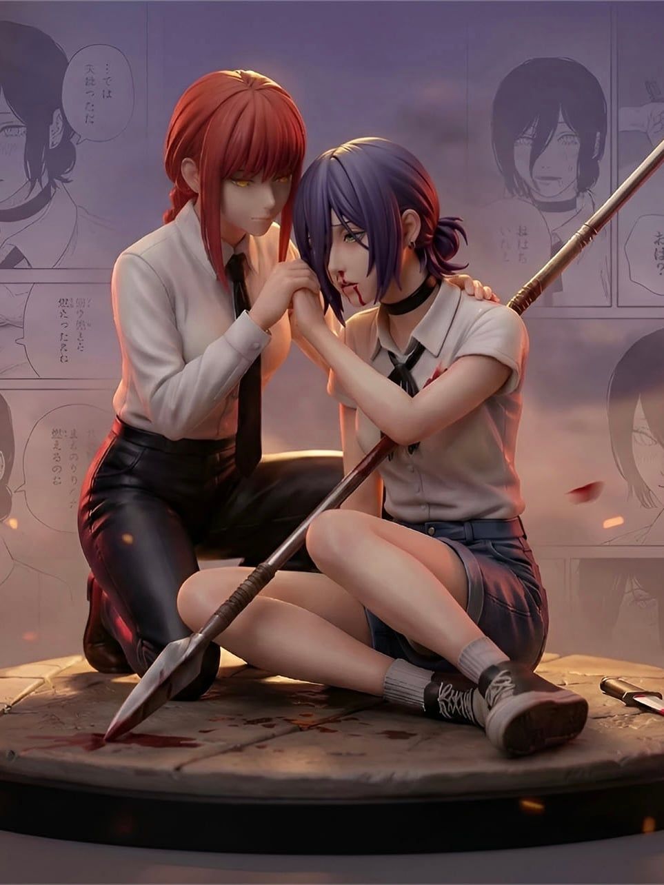 End Roll Studio - Makima X Reze Chainsaw Man