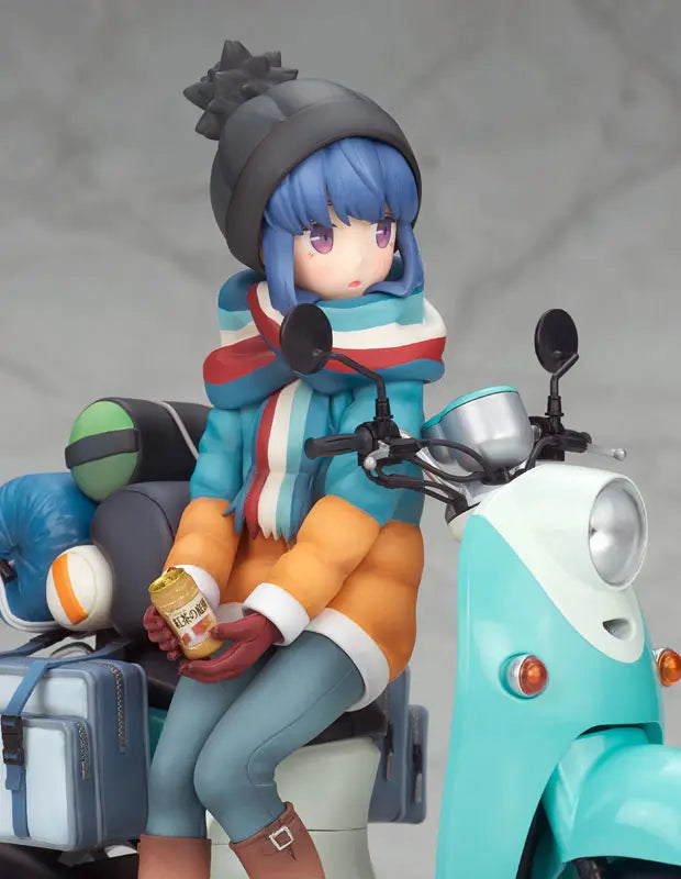 Alter - Yuru Camp Rin Shima with Scooter 1/10 Complete Figure (Licensed)