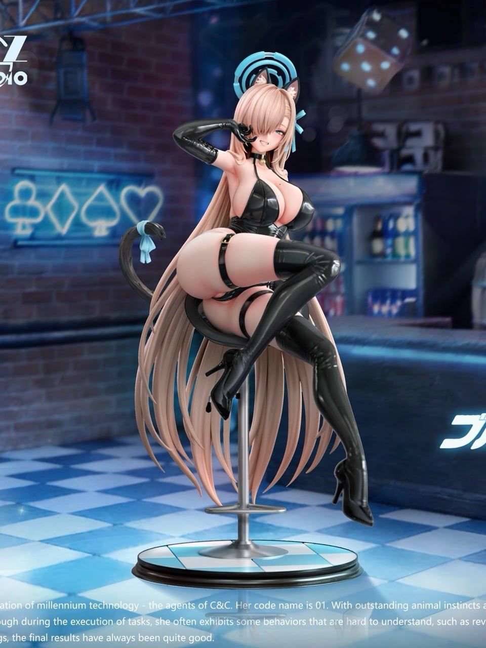 GZ Studio - Ichinose Asuna Lacquer Suit Blue Archive