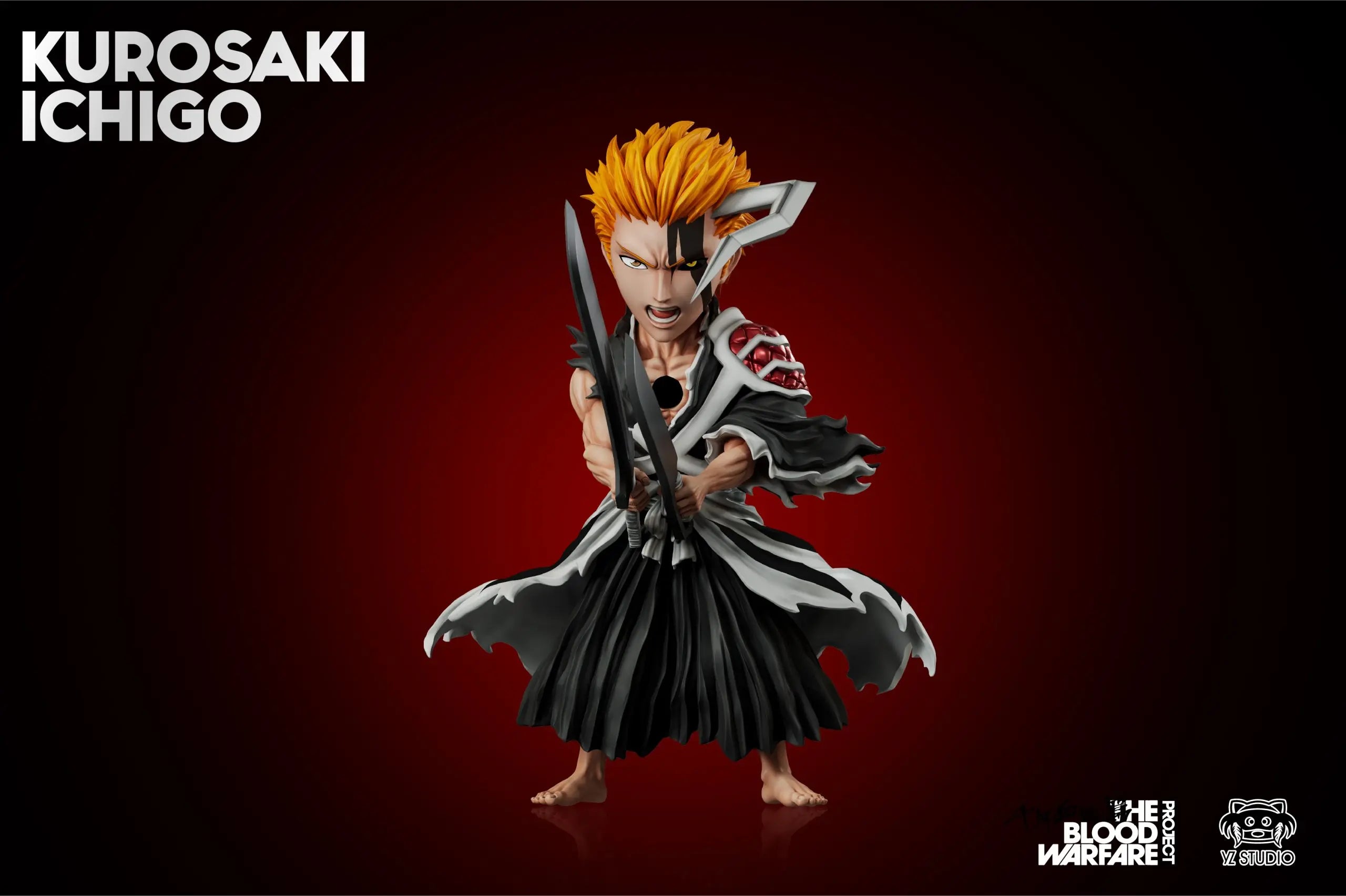 Yz Studio - BLEACH Ichigo Kurosaki #18 The Conflict Semi Hollowfied Ichigo