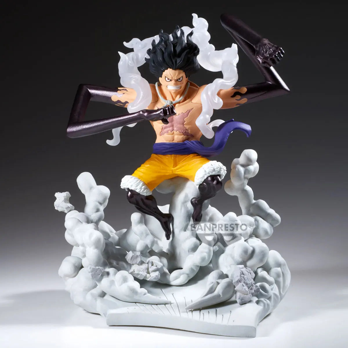BANPRESTO - ONE PIECE SENKOZEKKEI MONKEY D LUFFY GEAR4 & BORSALINO (Licensed)