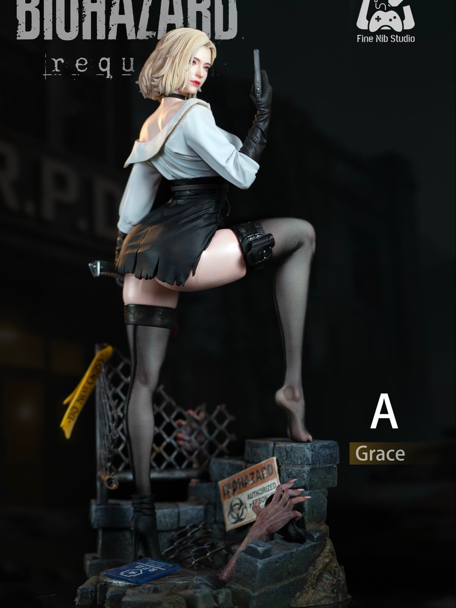 Fine Nib Studio - Grace Ashcroft X Sherry Birkin Resident Evil 9