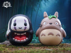 Rising Sun Studio - Spirited Away & My Neighbor Totoro Hayao Miyazaki Daruma Series #1 No Face man & Totoro