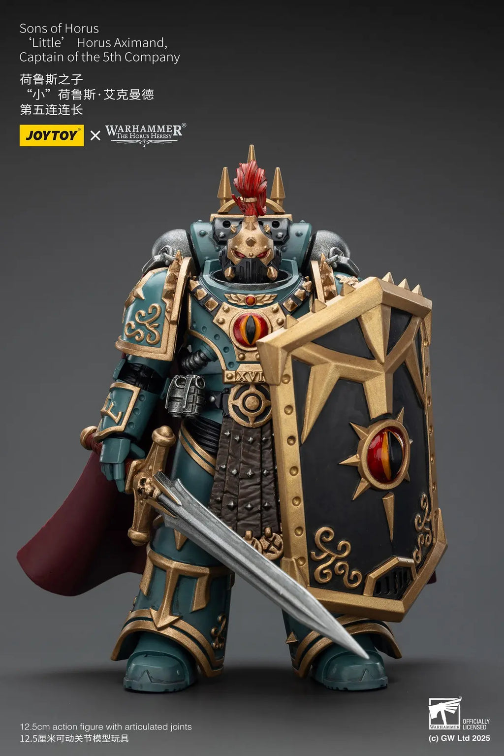 JOYTOY - Sons of Horus 'Little’ Horus Aximand,Captain of the 5th Company JT01833 (Licensed)