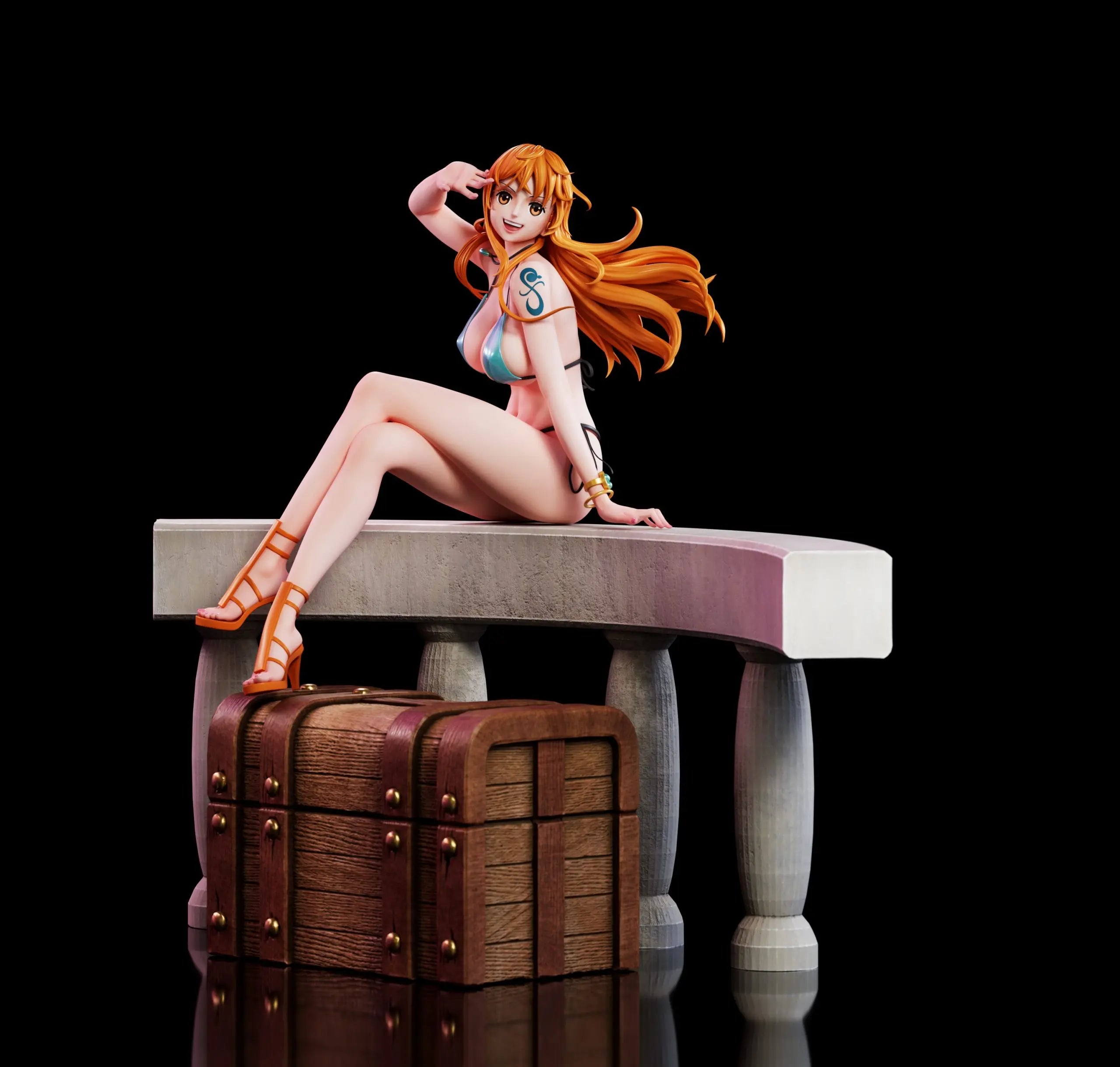 Aetheria Studio - One Piece 02 Sitting Nami