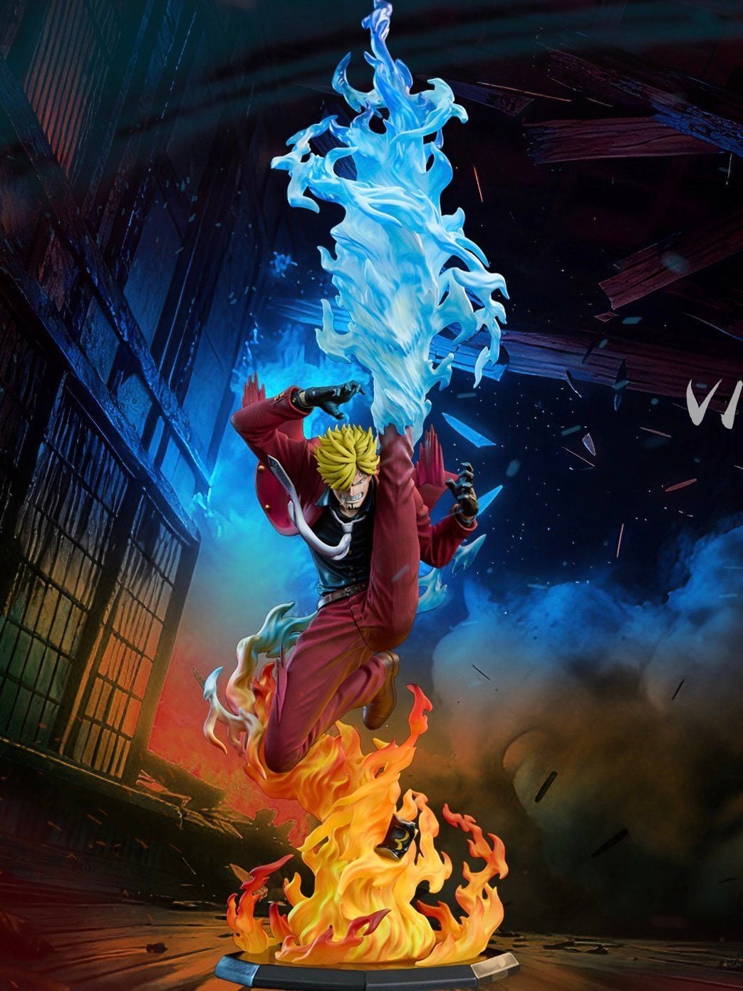 Firefly Studio - Demon Wind Kick Sanji One Piece