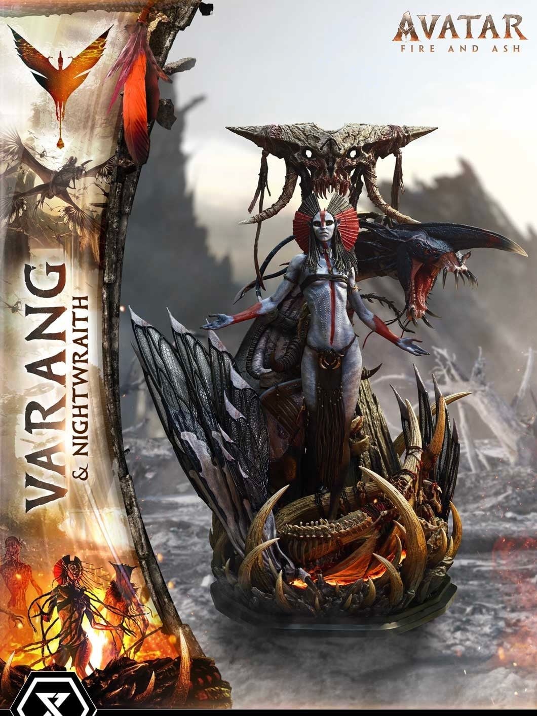 Prime 1 Studio - Real Elite Masterline Avatar: Fire and Ash (Film) Varang X Nightwraith Avatar Legacy Collection REMAVTR-03 REMAVTR-03S (Licensed)