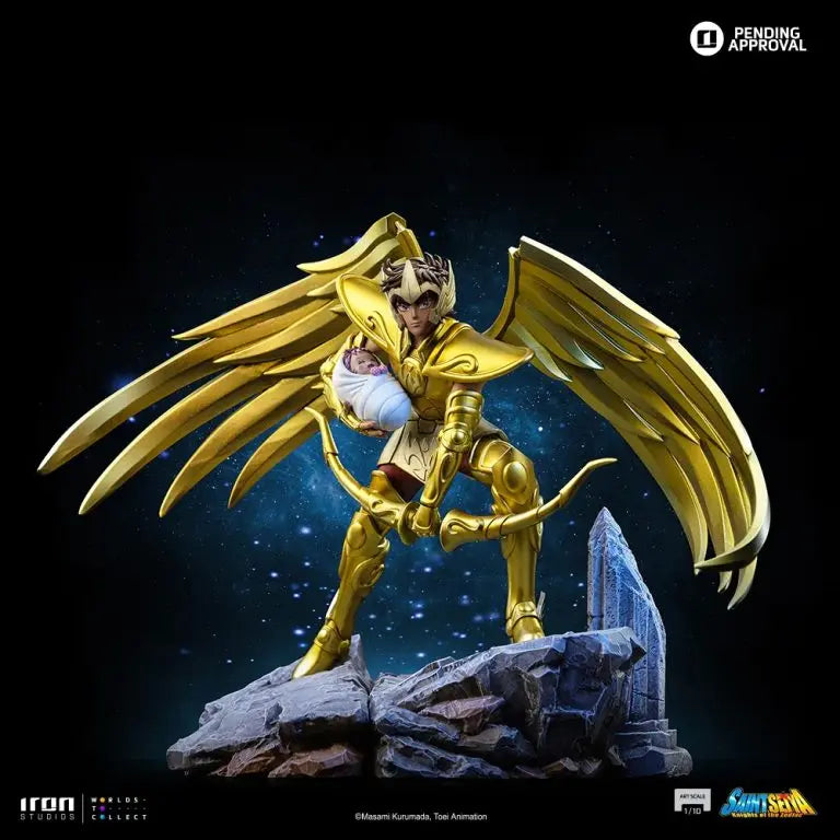 Iron Studios - Sagittarius Aiolos Saint Seiya Art Scale 1/10 Statue (Licensed)