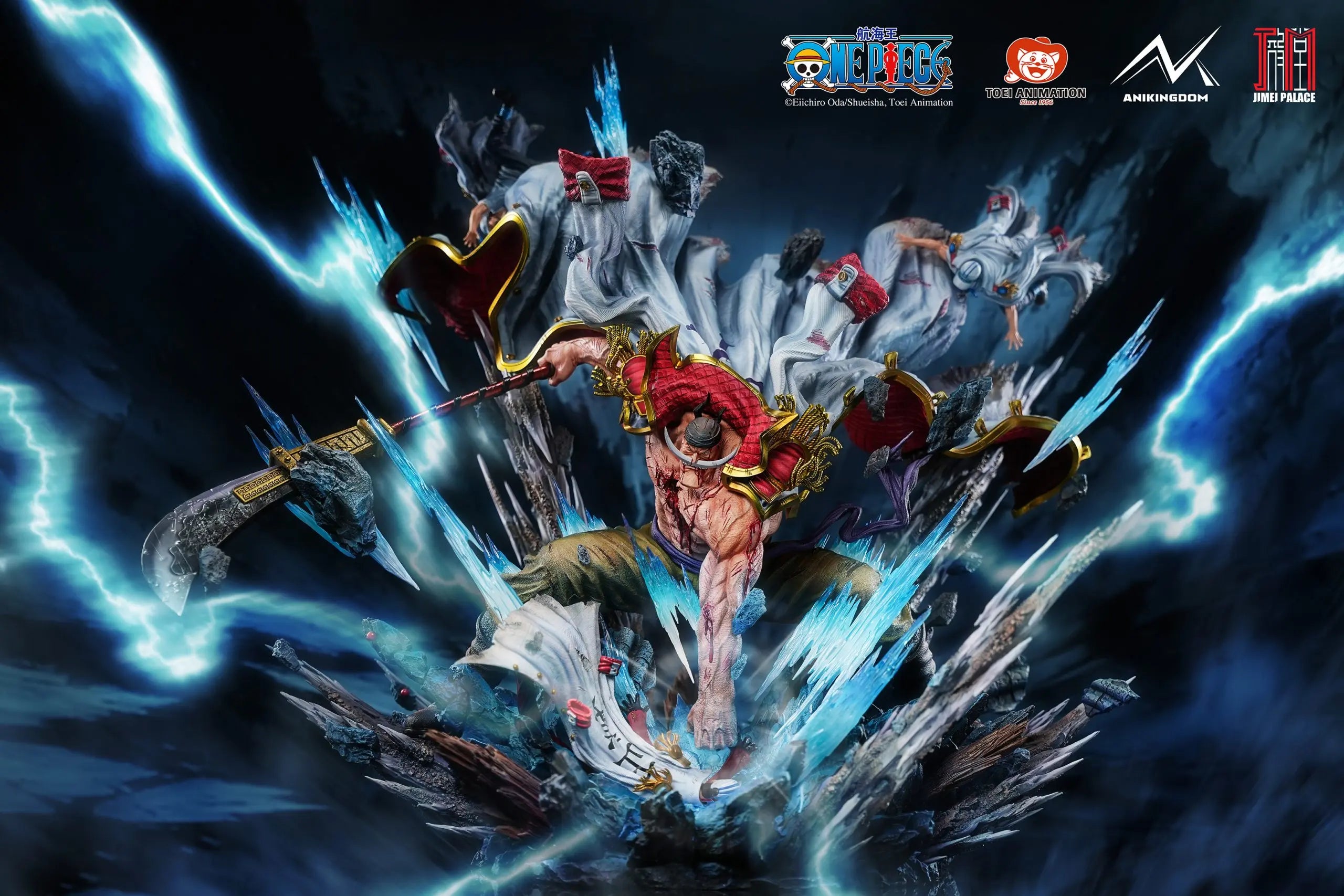 ANIKINGDOM X Jimei Palace - One Piece Whitebeard Edward Newgate Statue (Licensed)