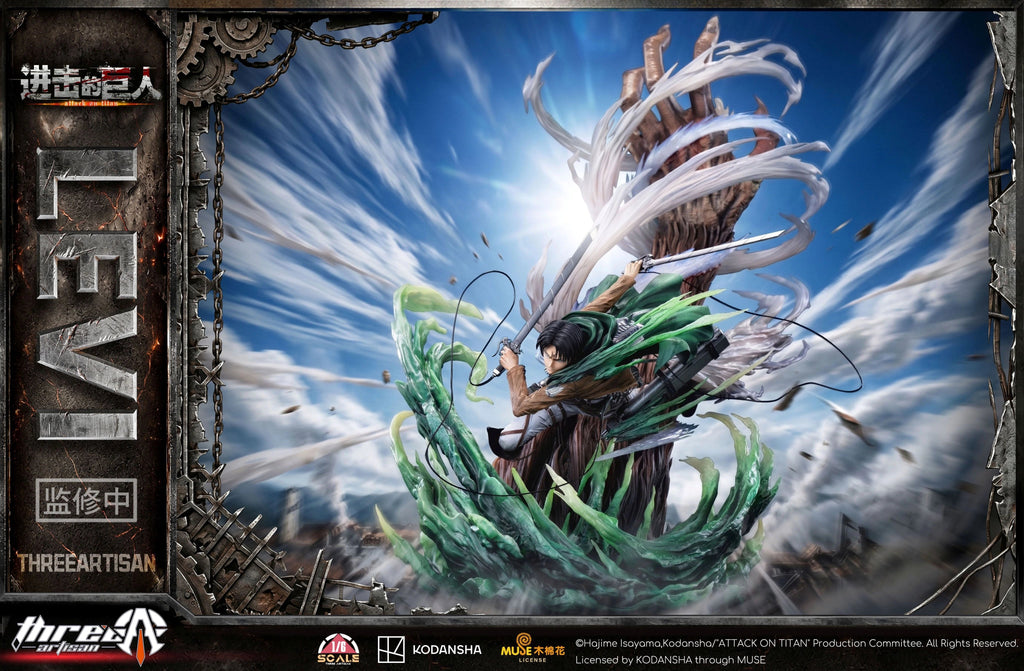 ThreeArtisan Estudio Levi vs Zeke Attack On Titan