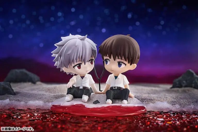 GSAS X GSC - Mini Memory Rebuild of Evangelion Shinji Ikari & Kaworu Nagisa Complete Figure (Licensed)