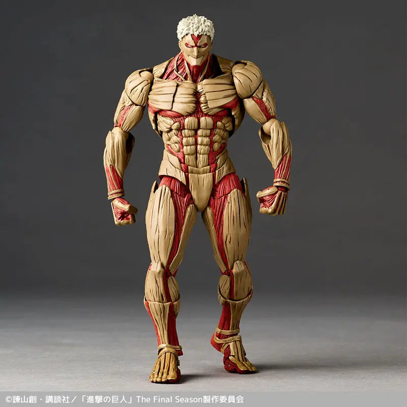 Kaiyodo - Revoltech Amazing Yamaguchi Attack on Titan Armored Titan & Female Titan (Licensed)