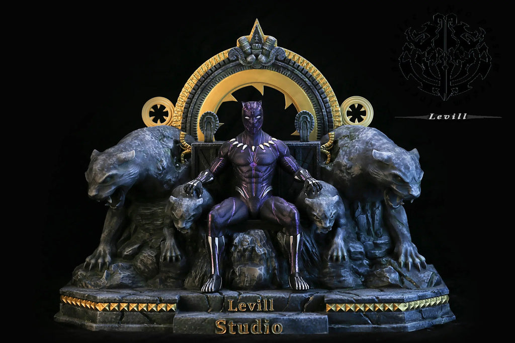 Levill studio - Black Panther on Throne