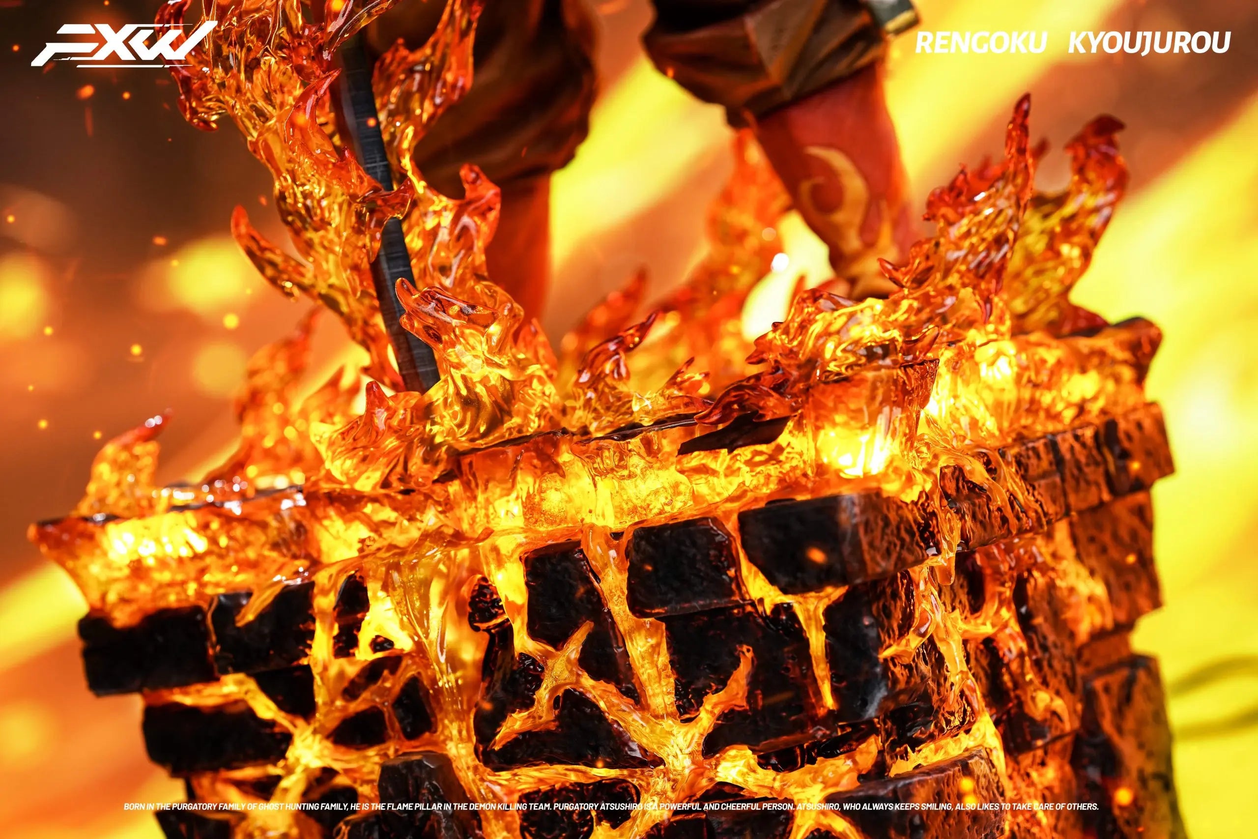 FXW Studio - Demon Slayer Nine Hashira Series Flame Hashira Rengoku Kyojuro