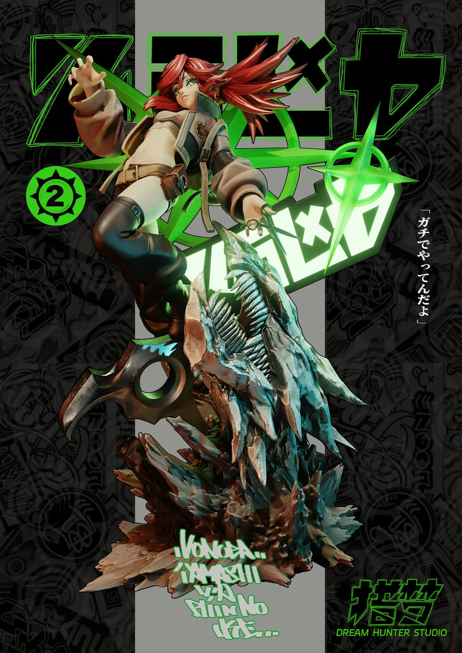 DREAM HUNTER Studio - GACHIAKUTA Statue Series 004 Riyo