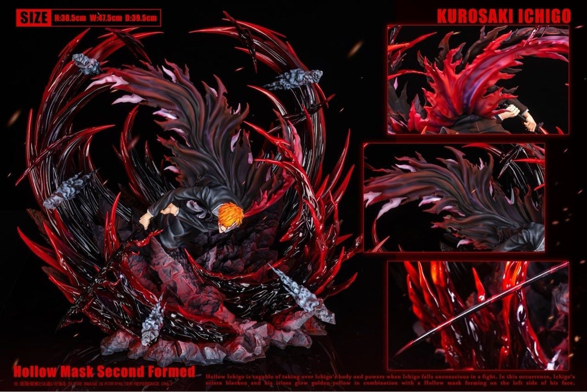 Kurosaki Ichigo Hollow Mask Bleach figura resina