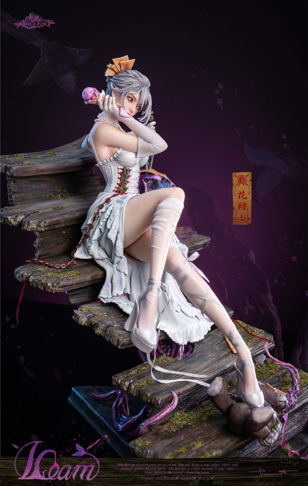 PJ Studio - AmerFort × LouLL_Aroll Hua Shou 14 Scale Statue AFYC-HS13 (Licensed)