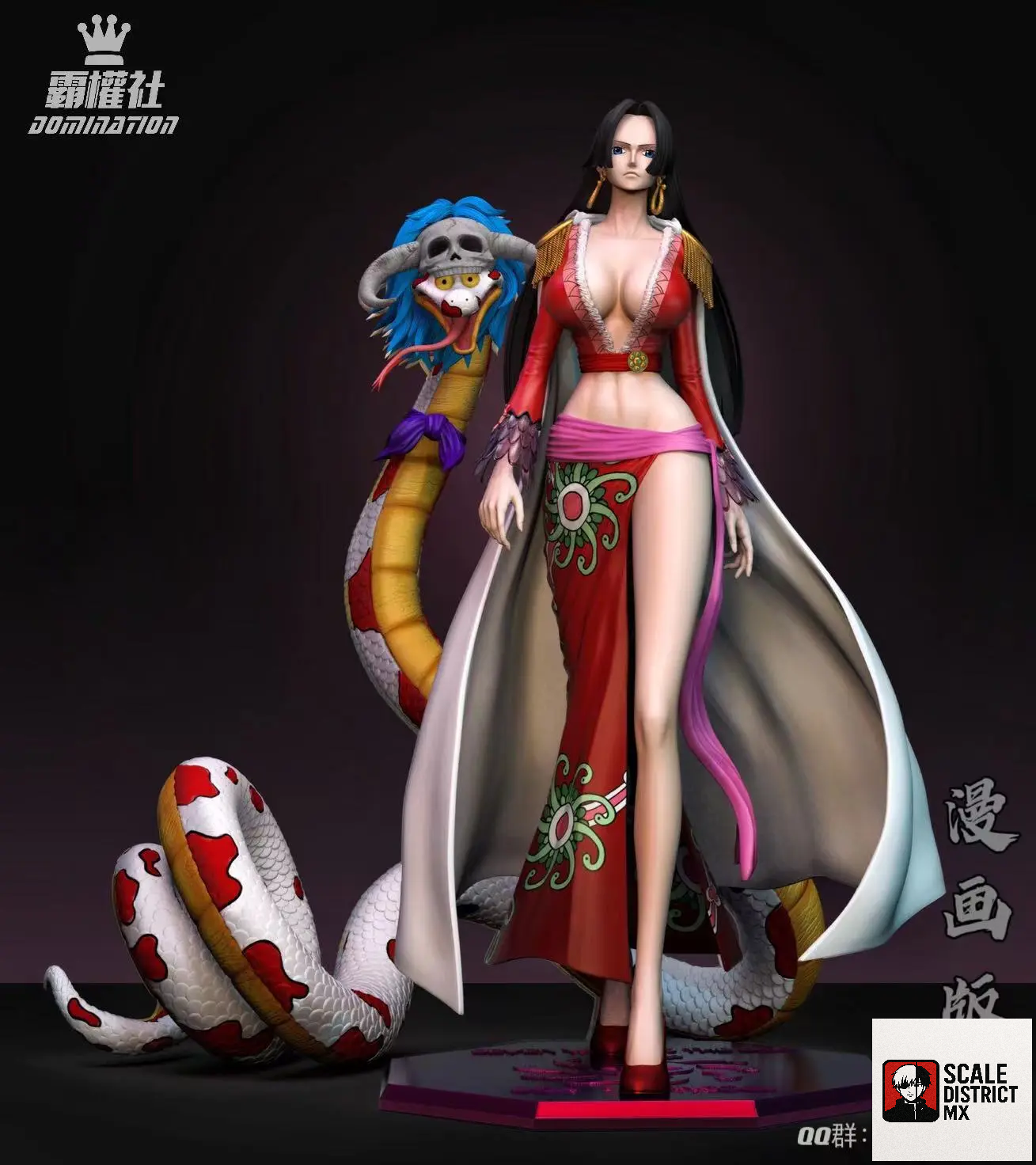 Domination Studio - One Piece Red Boa Hancock + Snack