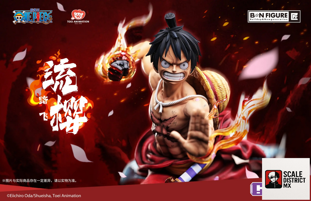 Toei Animation & Light Year Studio - One Piece 1/4 collectible statue B&N FIGURE One Piece Luffy-Haki(Licensed)
