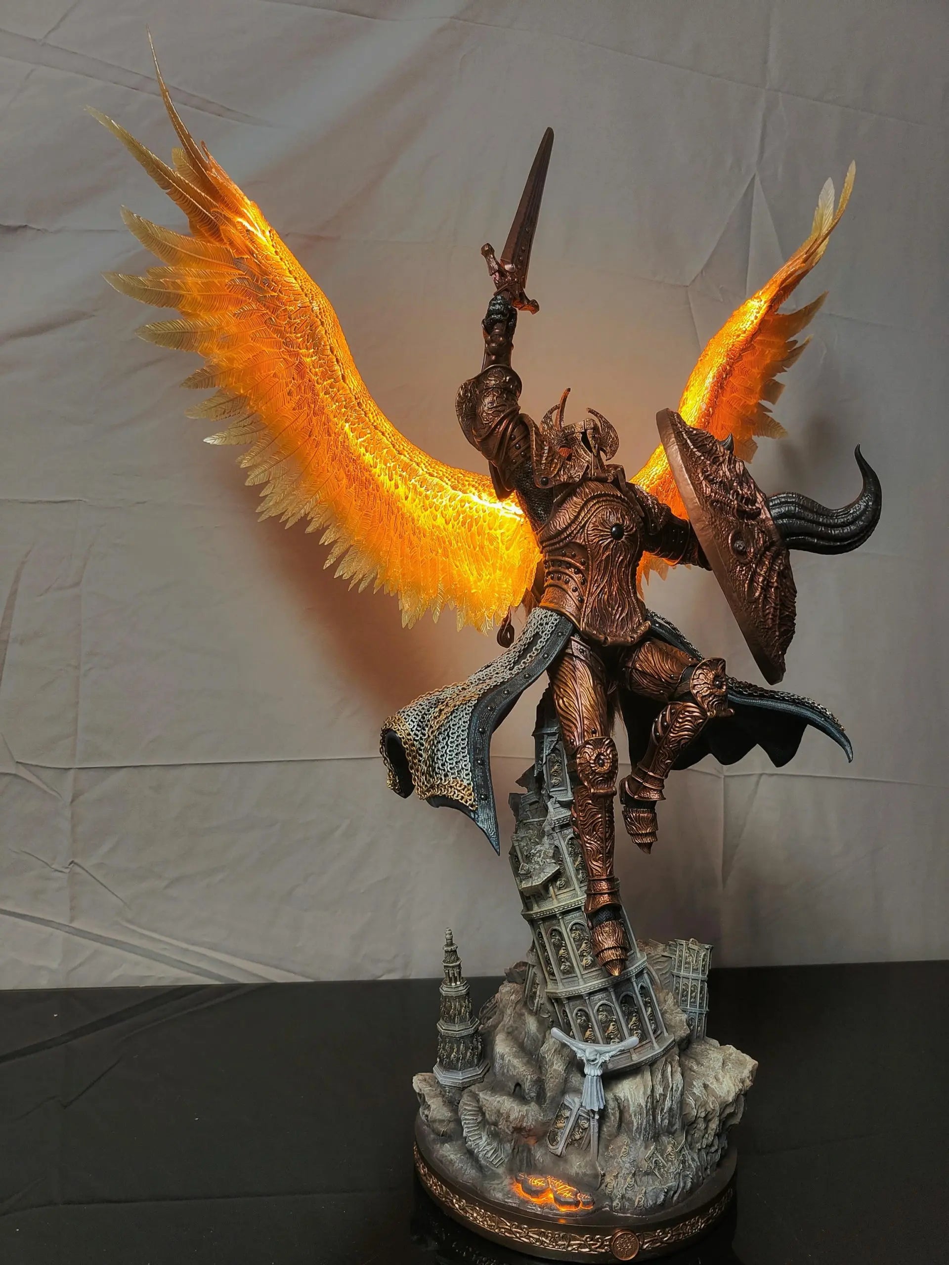 Ashes Studio - Elden Ring Crucible Knight Aspects of the Crucible Wings 2.0 Rengoku Kyojuro