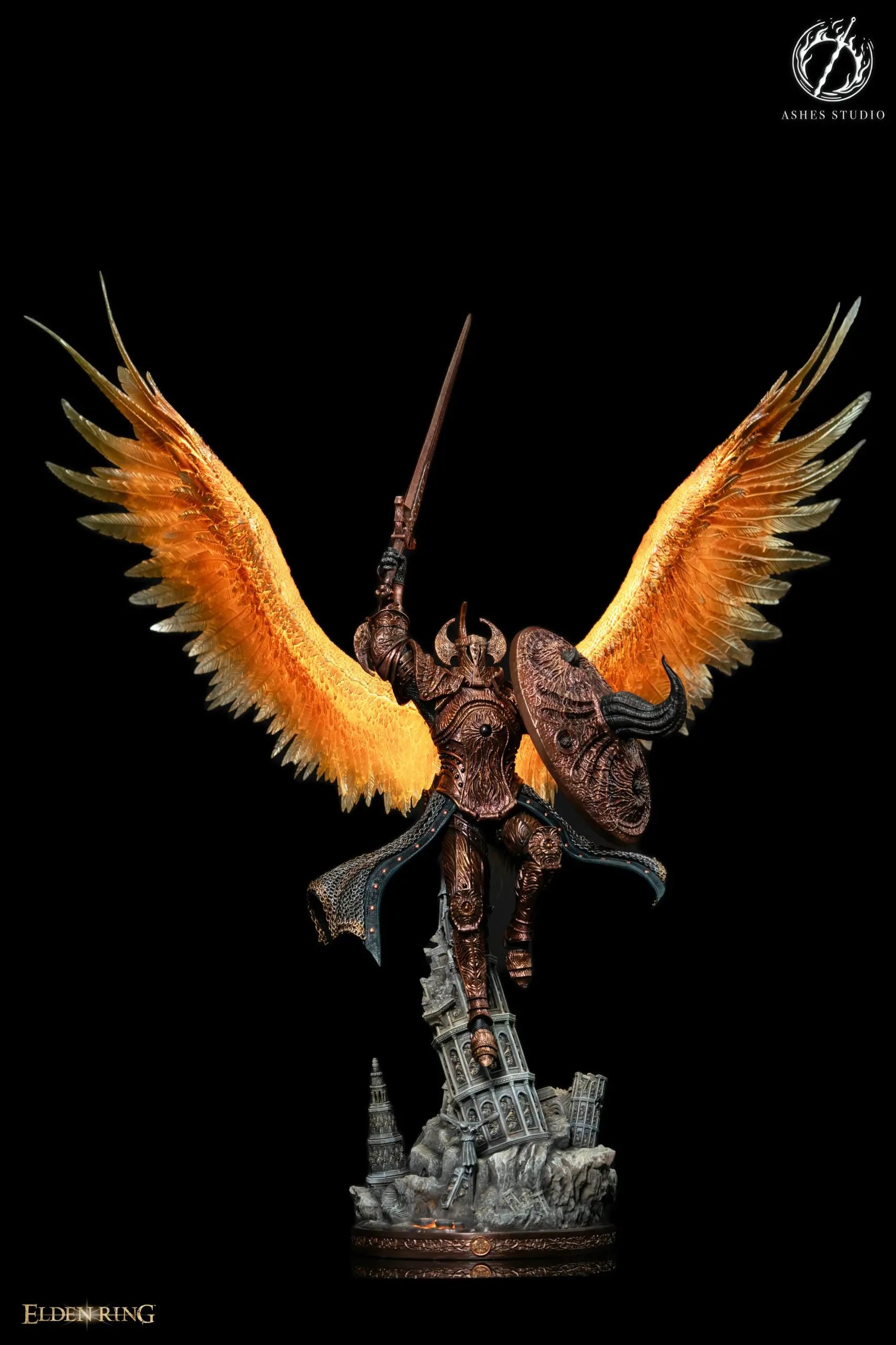 Ashes Studio - Elden Ring Crucible Knight Aspects of the Crucible Wings 2.0 Rengoku Kyojuro