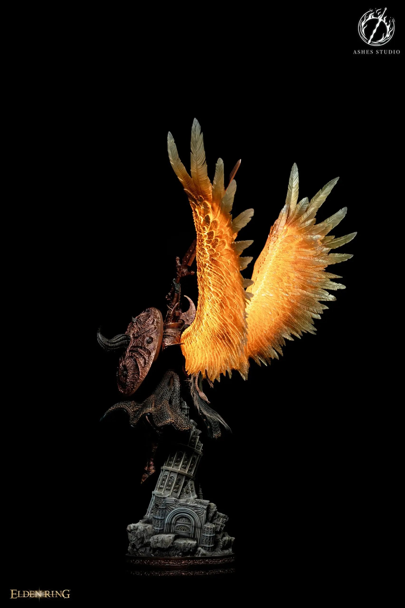 Ashes Studio - Elden Ring Crucible Knight Aspects of the Crucible Wings 2.0 Rengoku Kyojuro