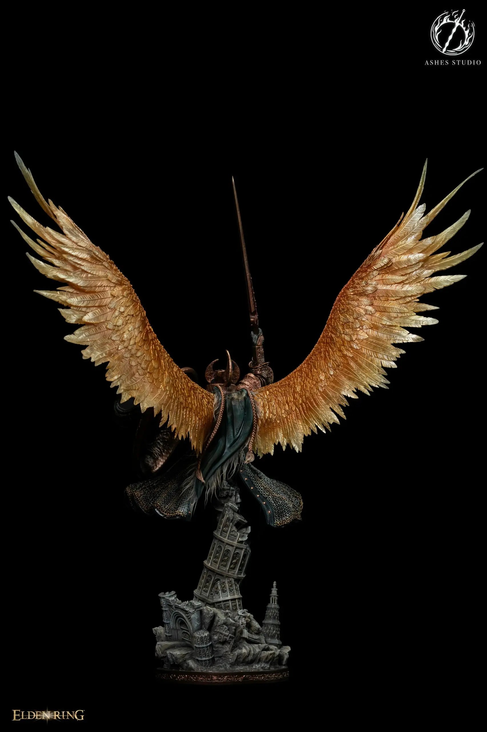 Ashes Studio - Elden Ring Crucible Knight Aspects of the Crucible Wings 2.0 Rengoku Kyojuro