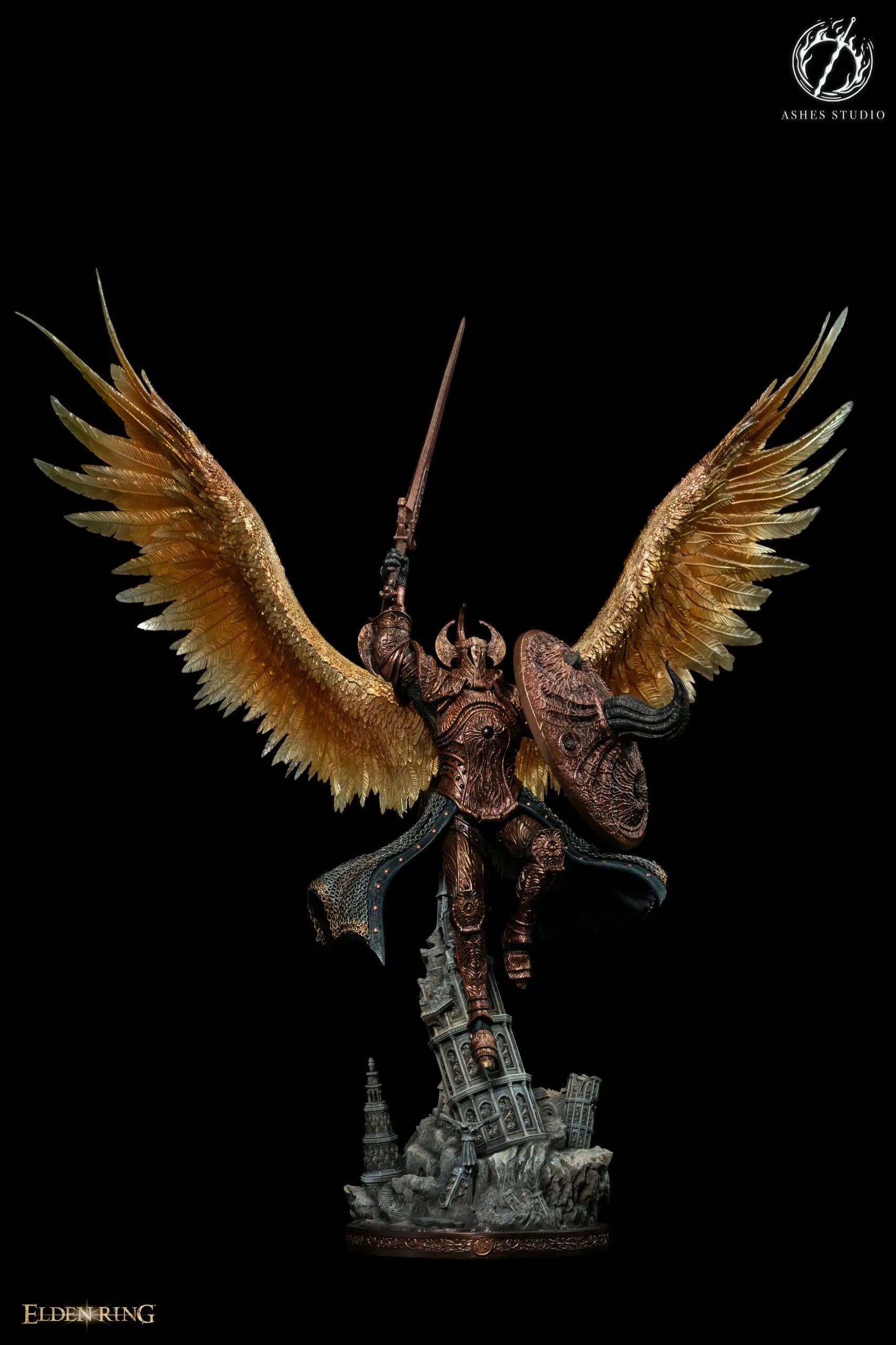 Ashes Studio - Elden Ring Crucible Knight Aspects of the Crucible Wings 2.0 Rengoku Kyojuro