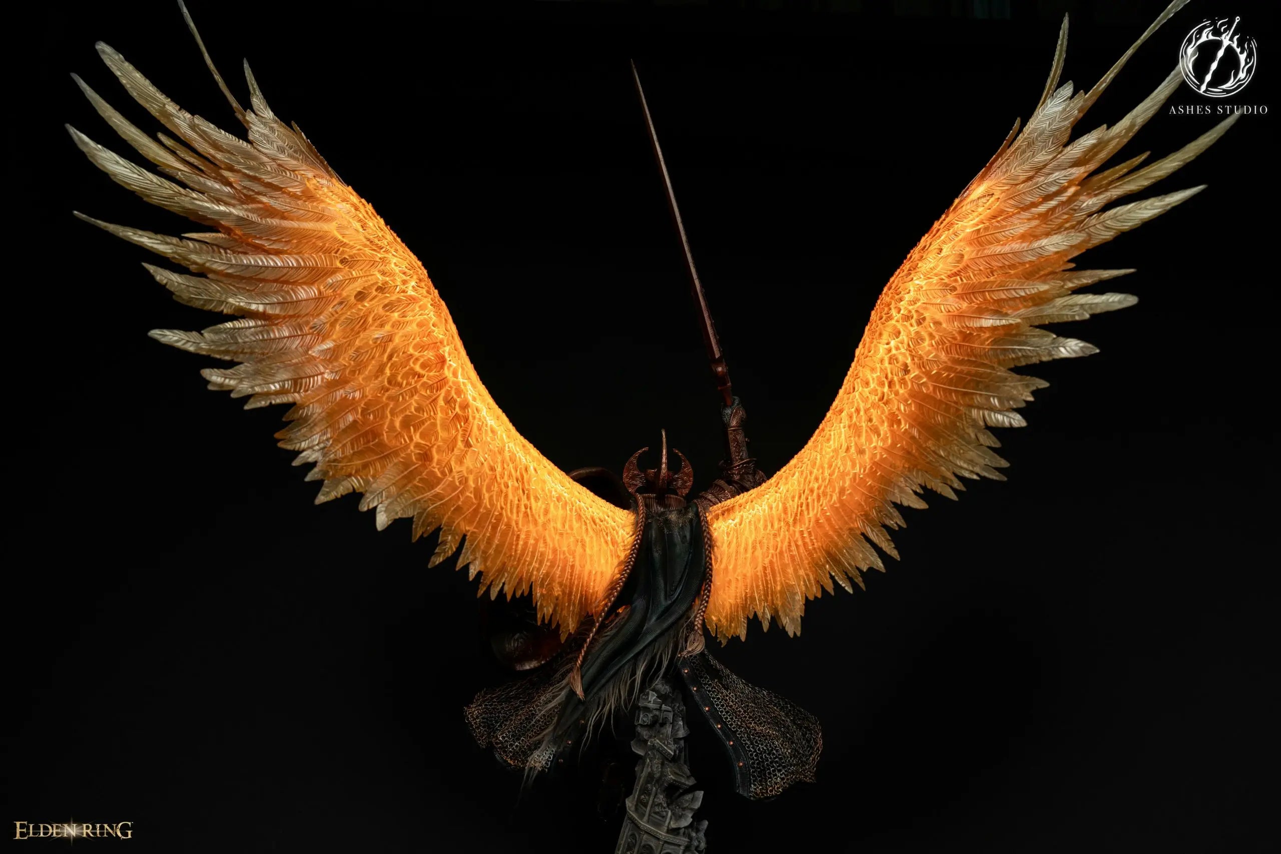 Ashes Studio - Elden Ring Crucible Knight Aspects of the Crucible Wings 2.0 Rengoku Kyojuro