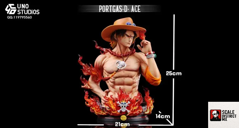 UNO Studio - One Piece 1/4 Portgas D. Ace Bust