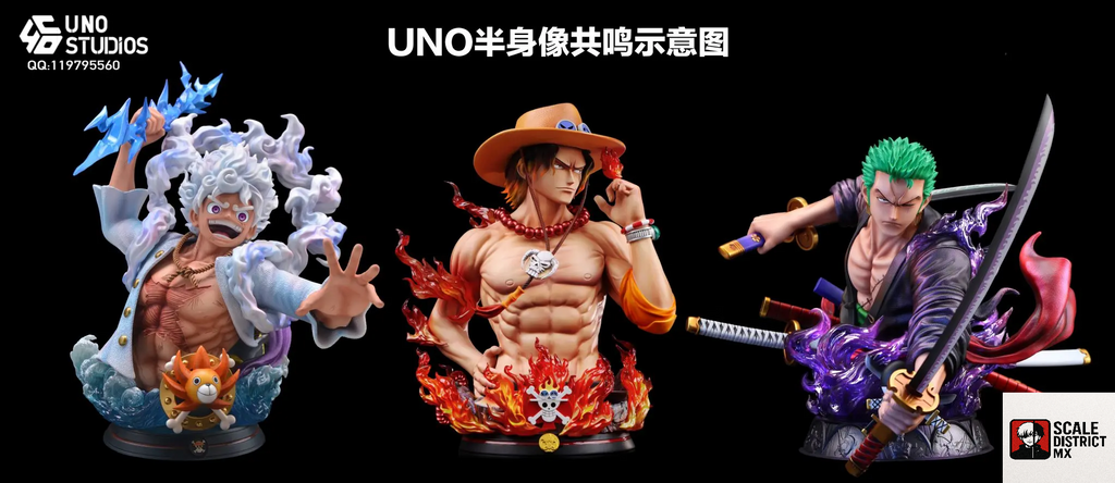 UNO Studio - One Piece 1/4 Portgas D. Ace Bust
