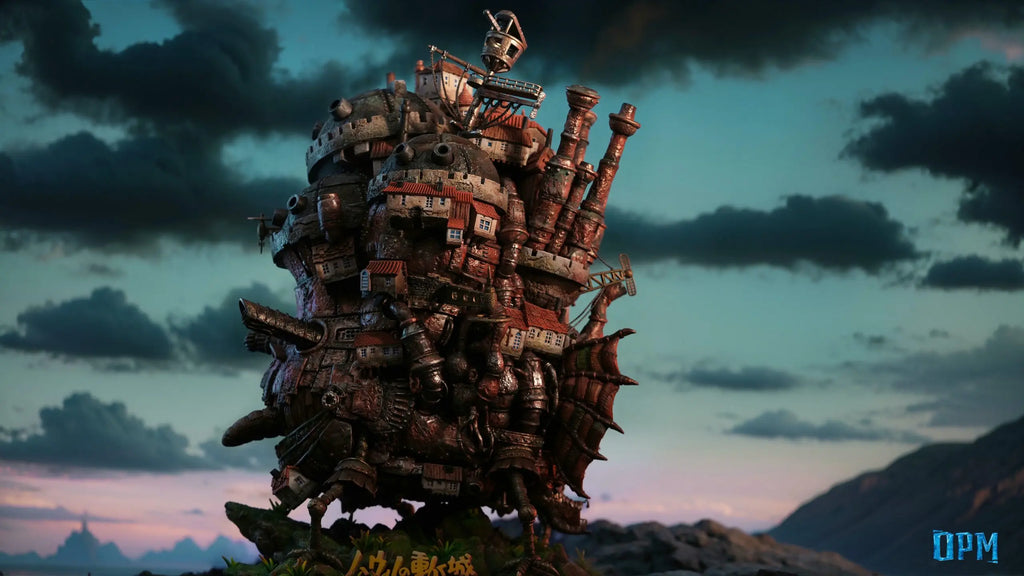 OPM Studio - Howl's Moving Castle Hayao Miyazaki Desktop 009 Moving Castle