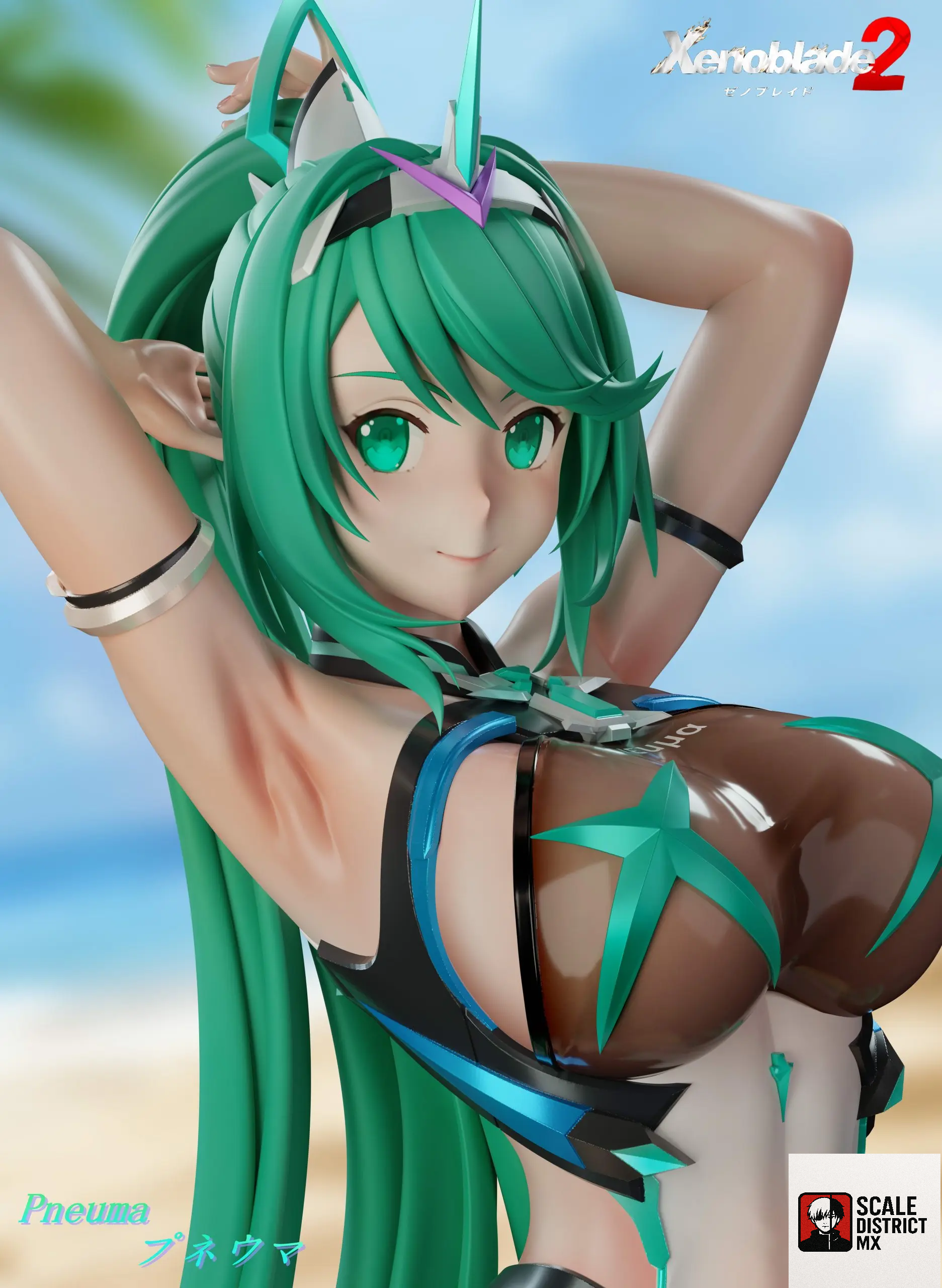 BGA Studio - Xenoblade Chronicles 2 Swimsuit Pneuma