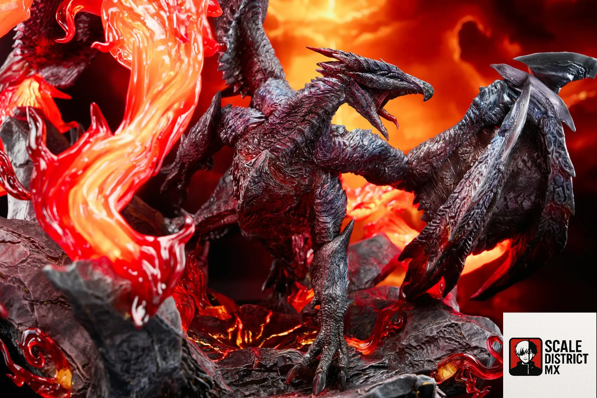 Roaring Wild Studio - Monster Hunter Valstrax & Risen Crimson Glow Valstrax