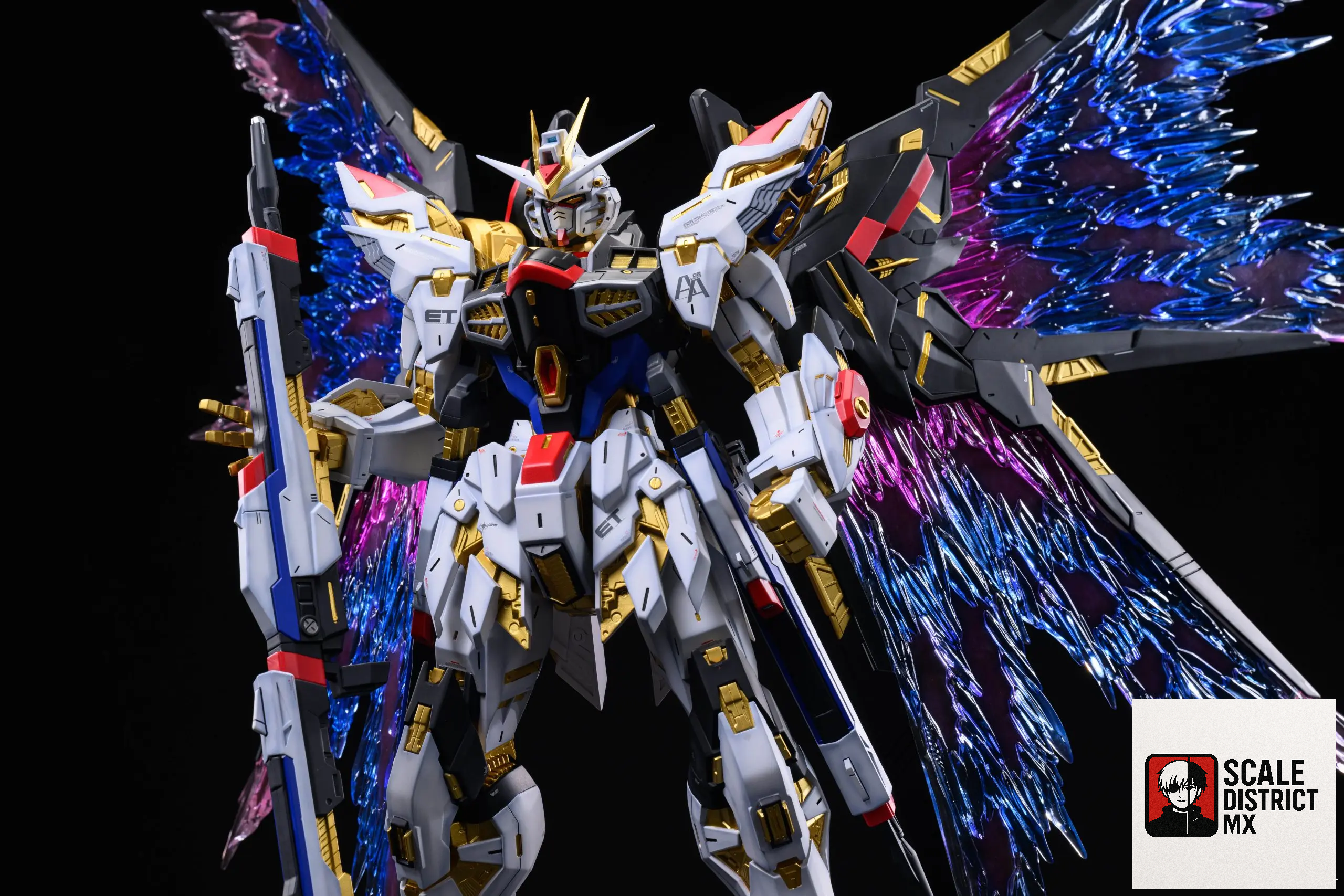 Mecha era Studio - Mobile Suit Gundam Blue Battle Mecha Dual-Form Super Limited Edition Lighting Three-Dimensional Scene Statue