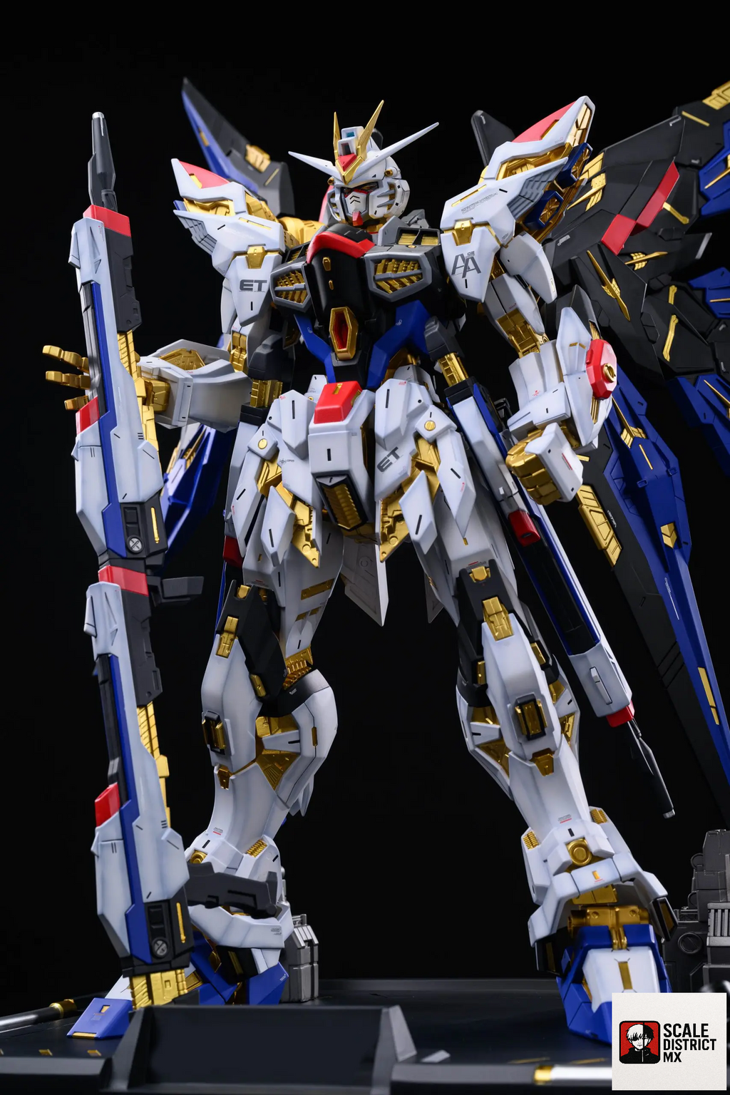 Mecha era Studio - Mobile Suit Gundam Blue Battle Mecha Dual-Form Super Limited Edition Lighting Three-Dimensional Scene Statue